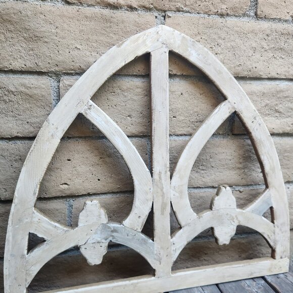 Farmhouse Arch Wood Primitive Rustic Distressed Shabby Chic Modernato 30" - Picture 3 of 4